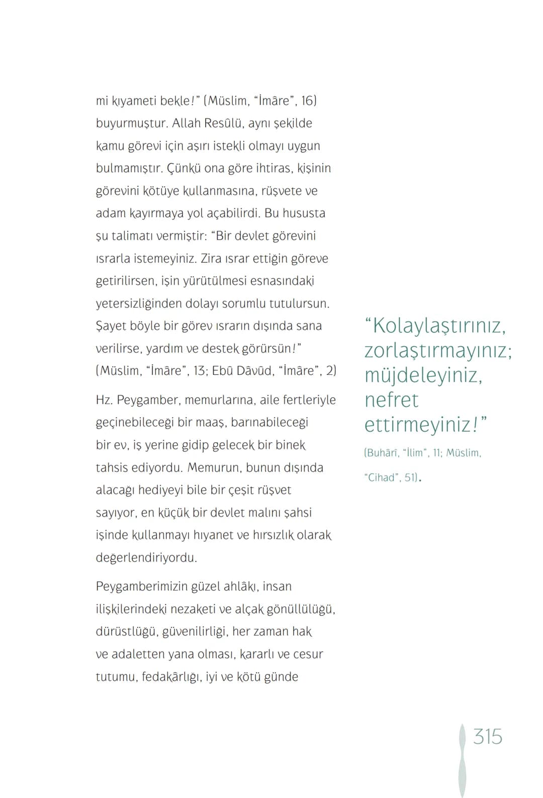 Hz Muhammedin hayatı – 315. sayfa