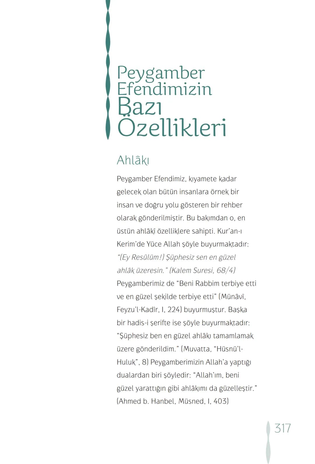 Hz Muhammedin hayatı – 317. sayfa