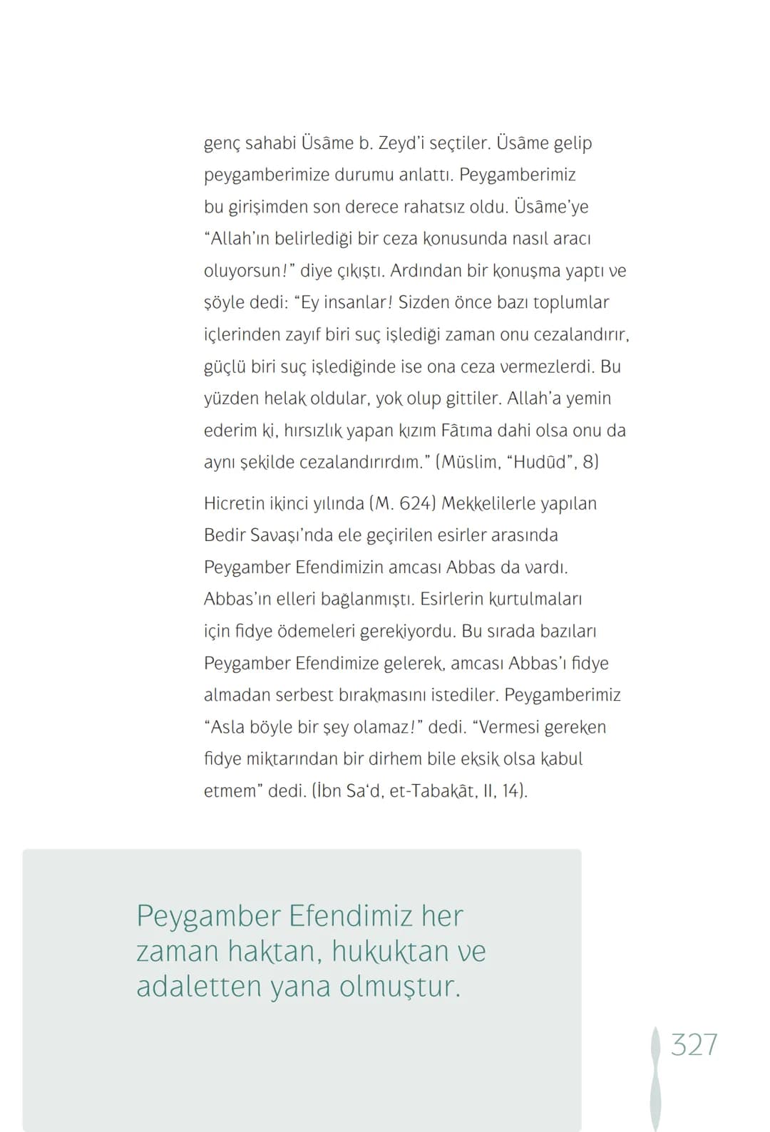 Hz Muhammedin hayatı – 327. sayfa
