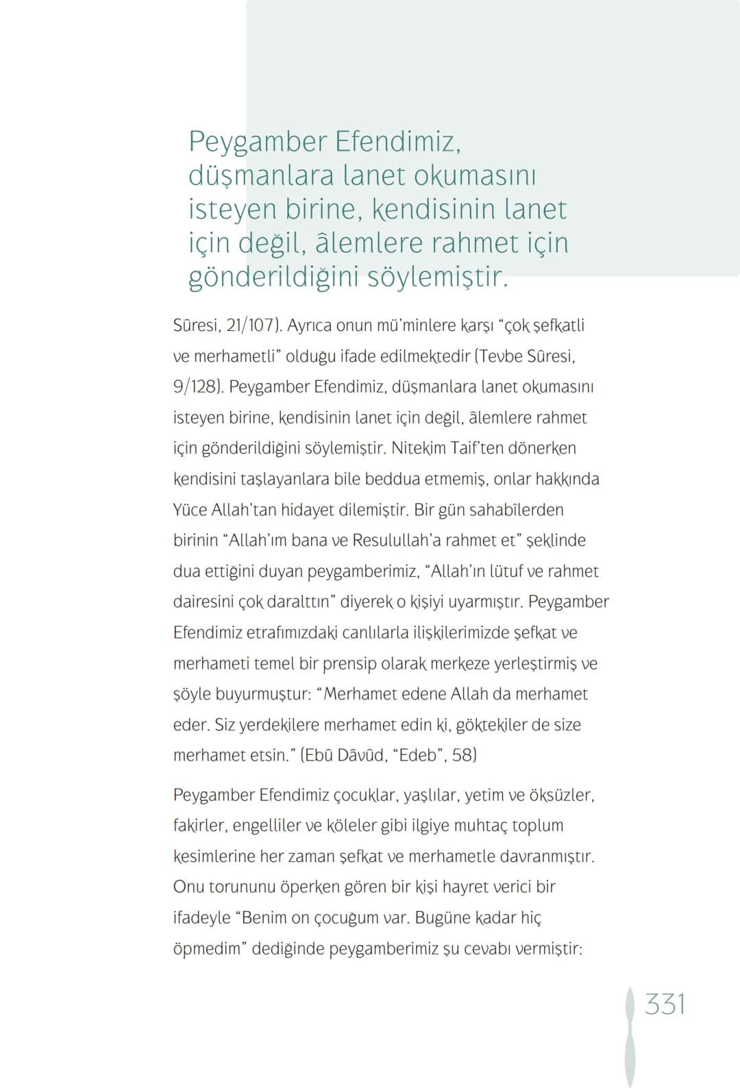 Hz Muhammedin hayatı – 331. sayfa
