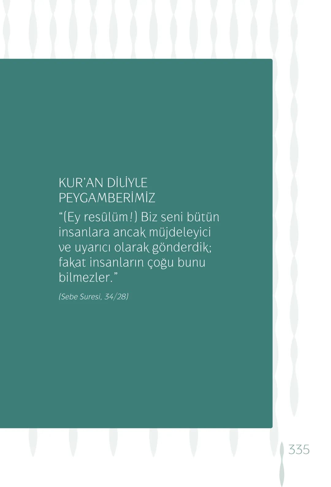 Hz Muhammedin hayatı – 335. sayfa