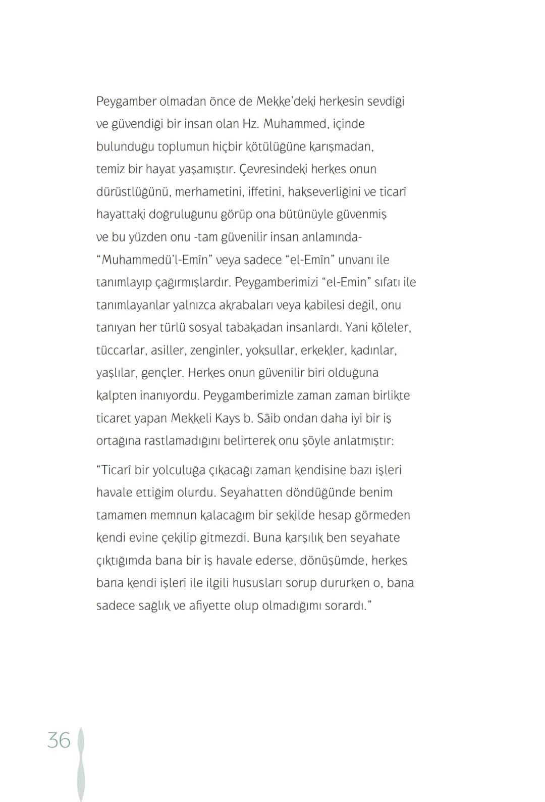 Hz Muhammedin hayatı – 36. sayfa