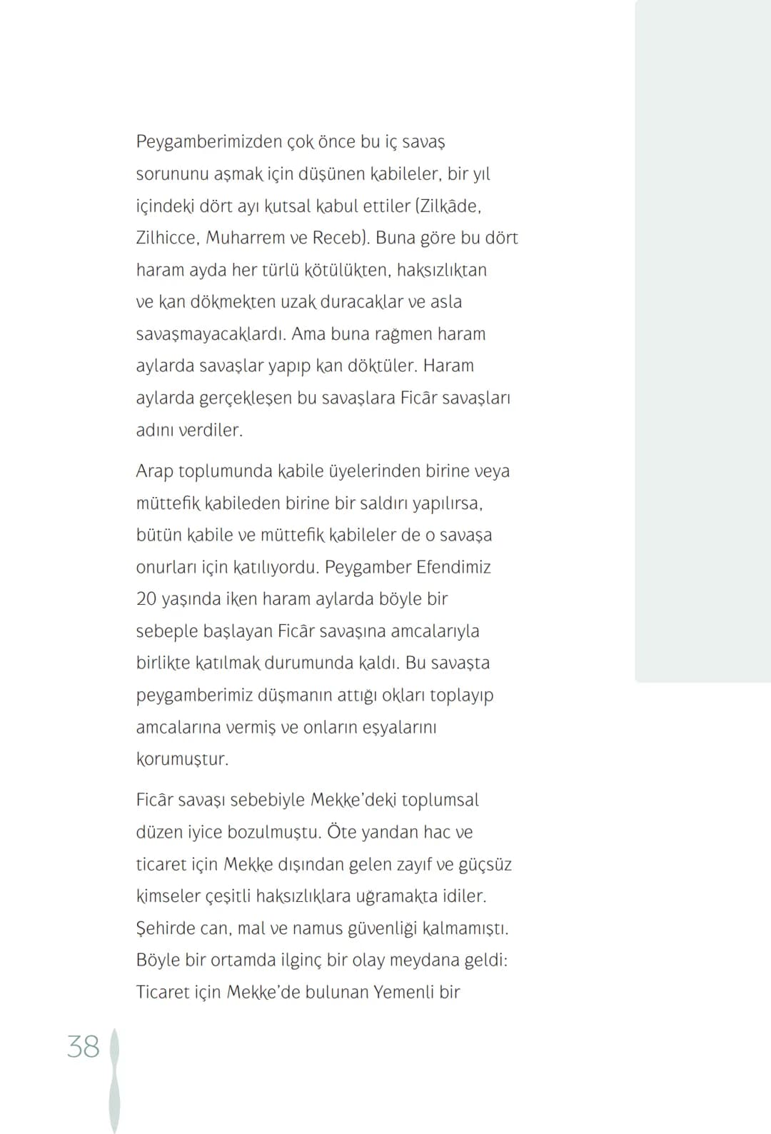 Hz Muhammedin hayatı – 38. sayfa