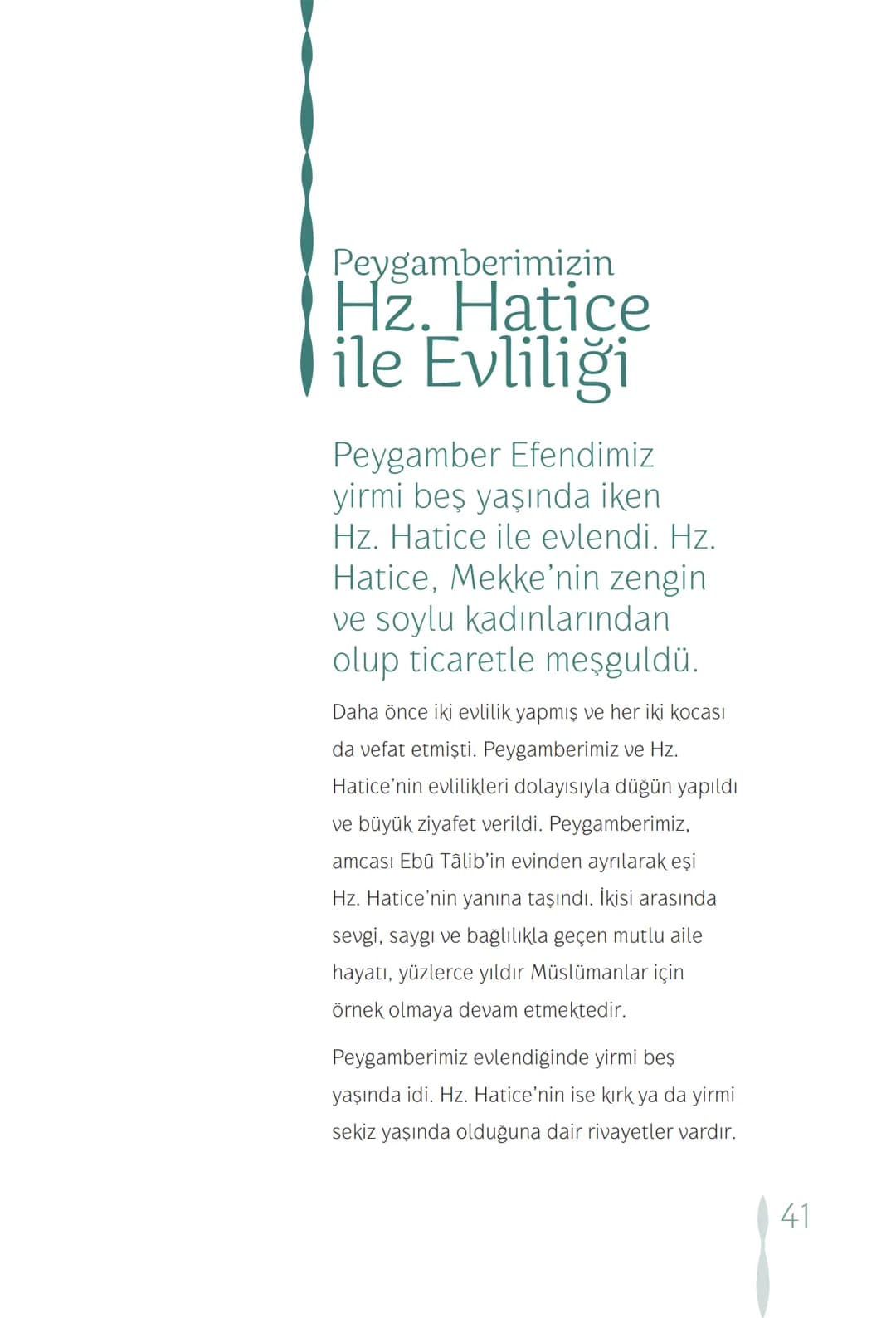 Hz Muhammedin hayatı – 41. sayfa