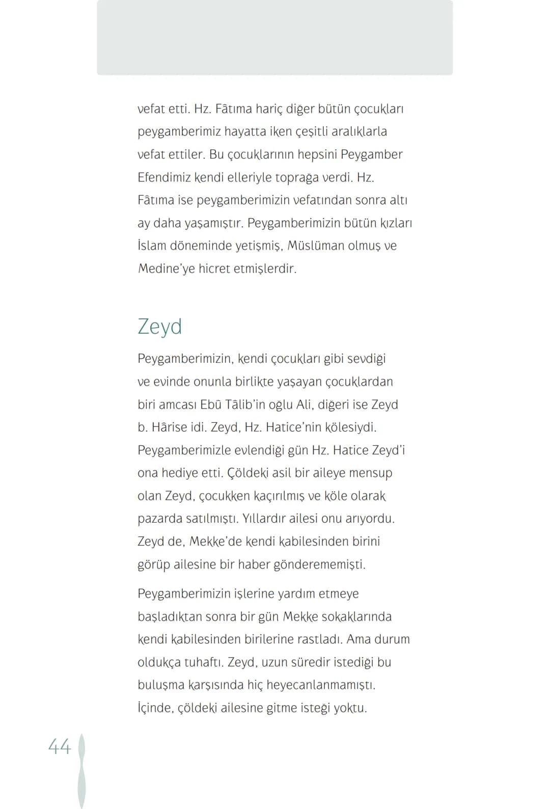 Hz Muhammedin hayatı – 44. sayfa