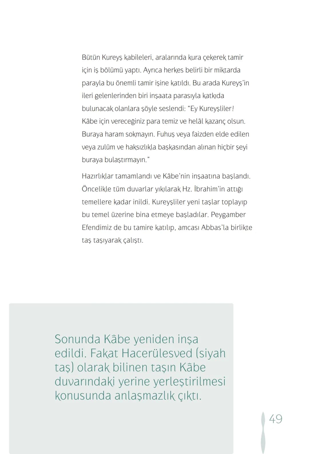 Hz Muhammedin hayatı – 49. sayfa