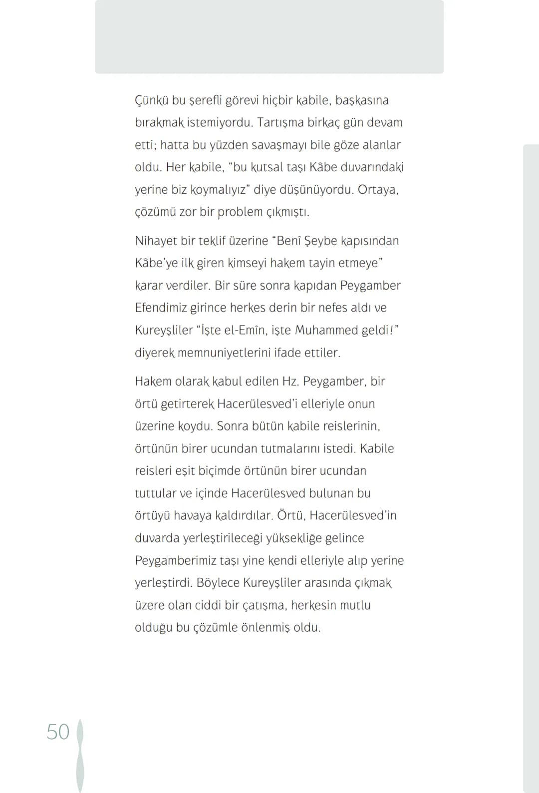 Hz Muhammedin hayatı – 50. sayfa
