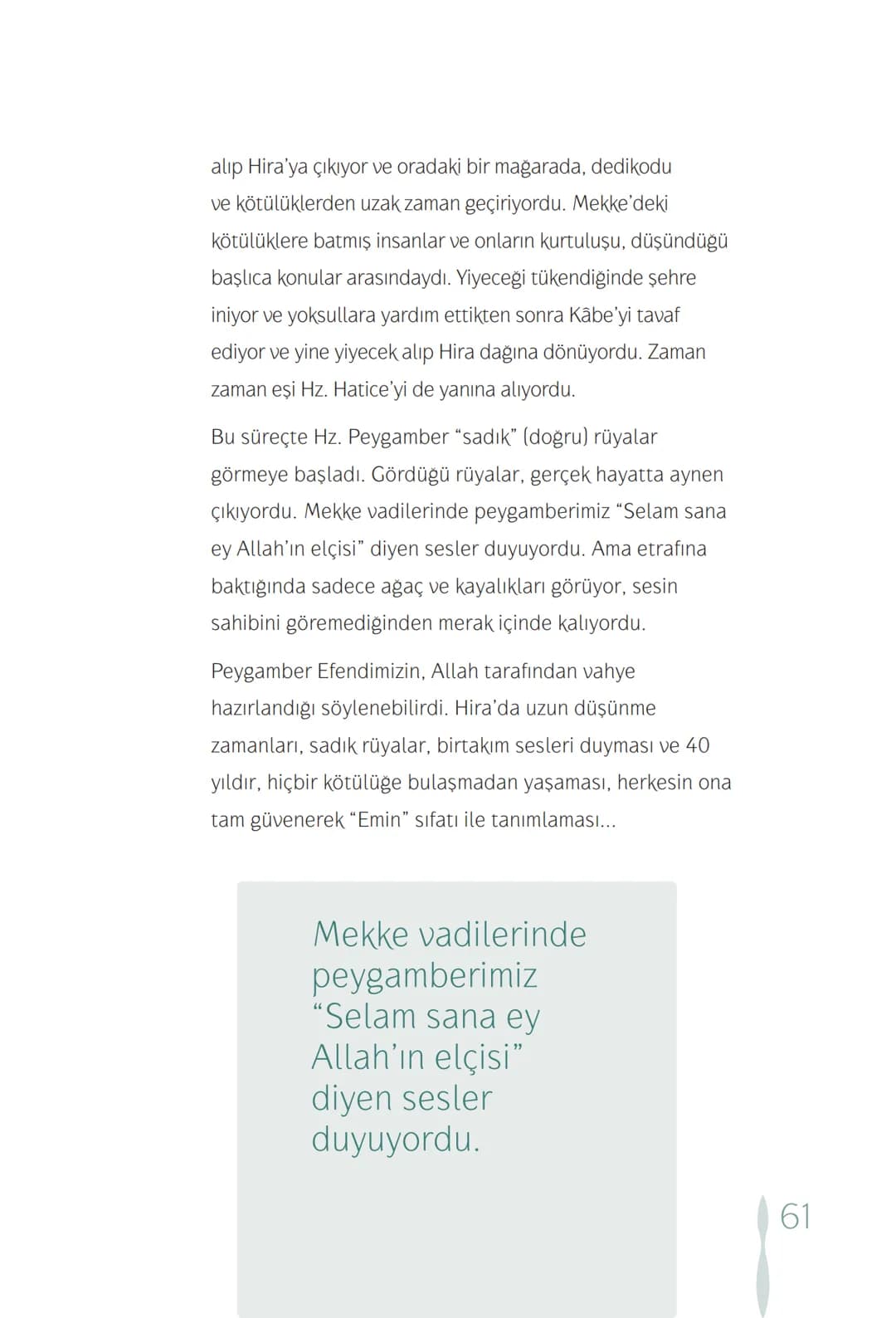 Hz Muhammedin hayatı – 61. sayfa