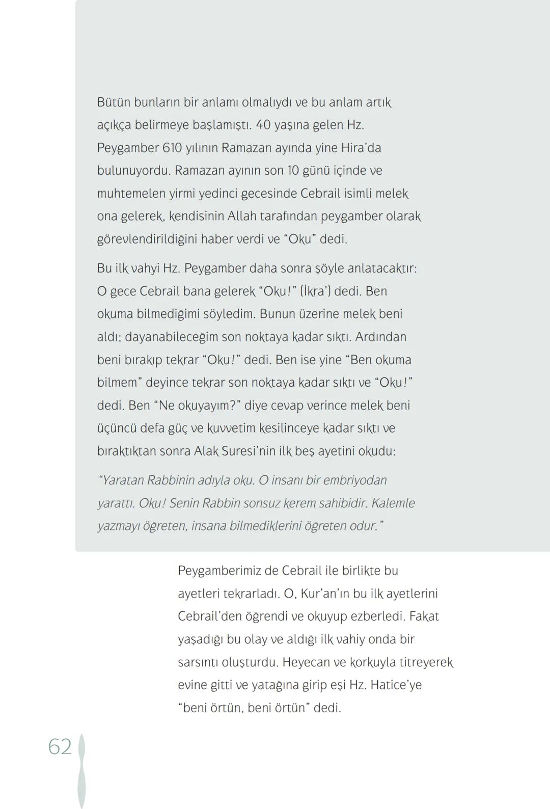 Hz Muhammedin hayatı – 62. sayfa