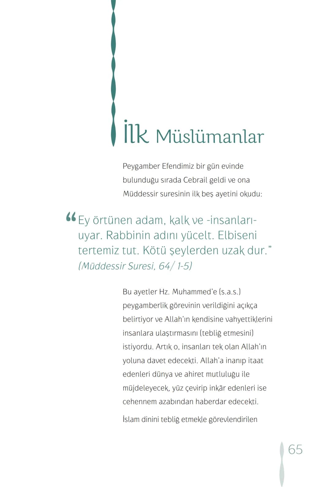 Hz Muhammedin hayatı – 65. sayfa
