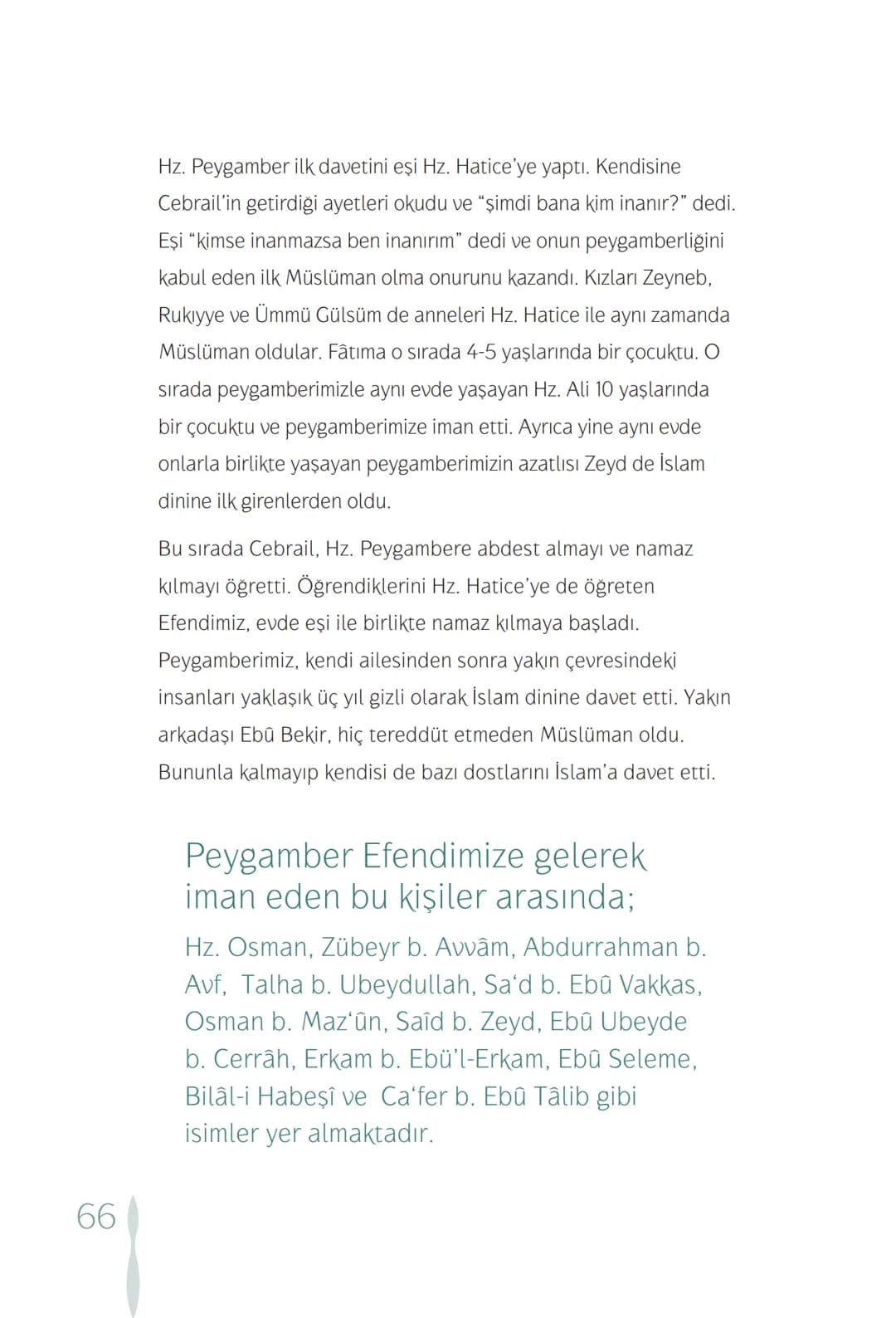 Hz Muhammedin hayatı – 66. sayfa