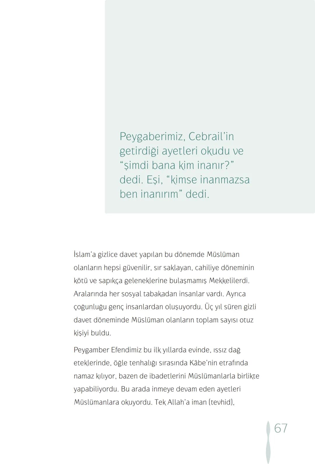 Hz Muhammedin hayatı – 67. sayfa
