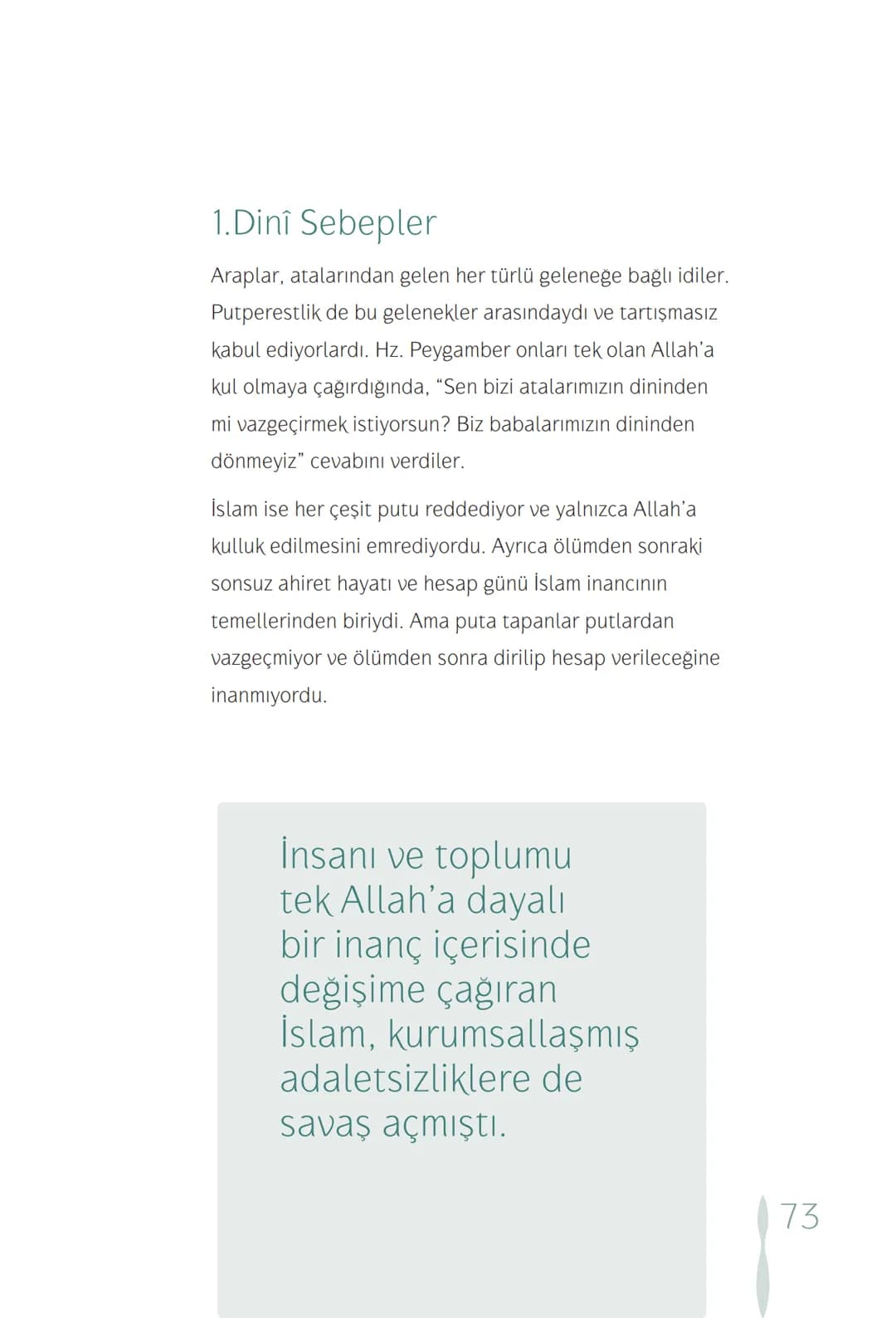 Hz Muhammedin hayatı – 73. sayfa