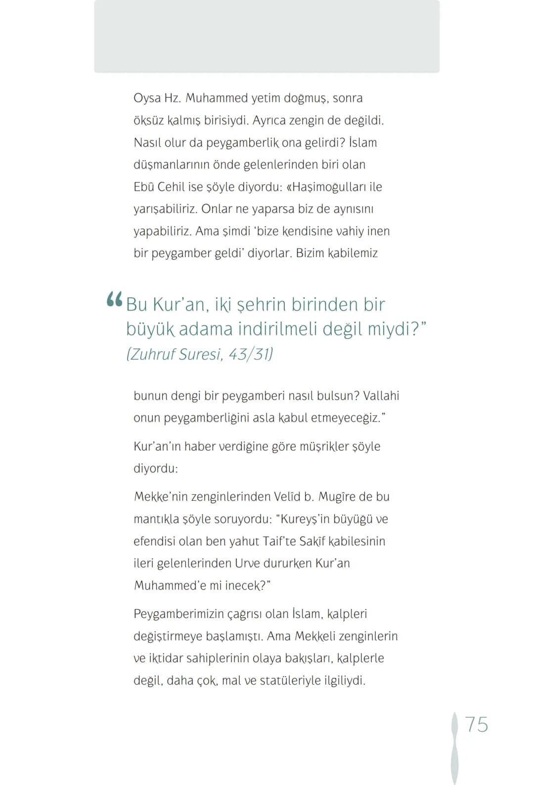 Hz Muhammedin hayatı – 75. sayfa