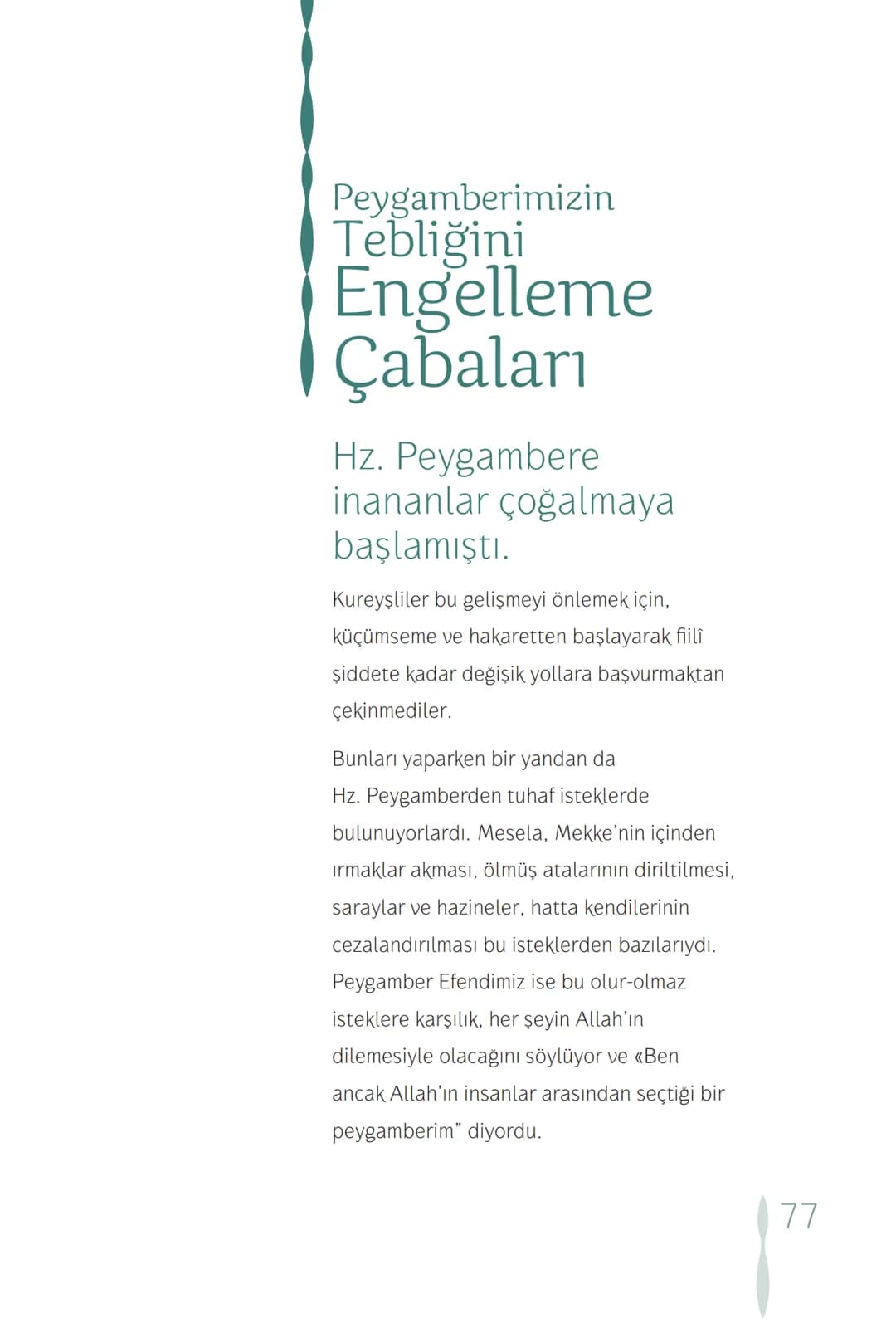 Hz Muhammedin hayatı – 77. sayfa