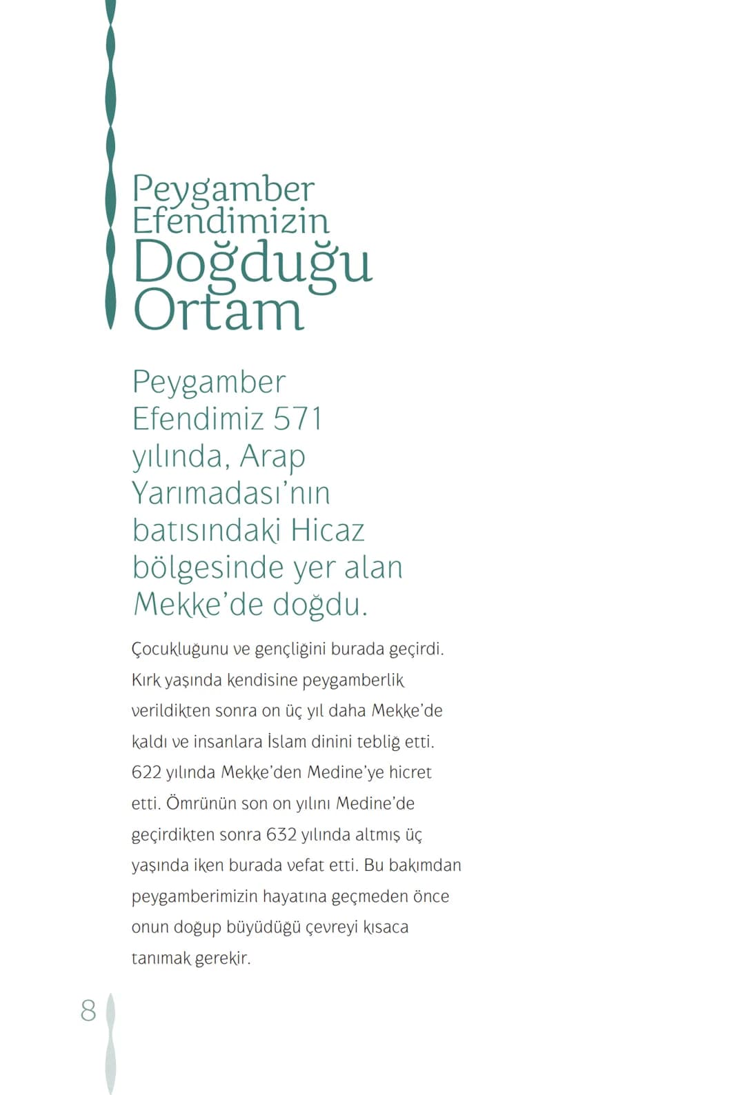 Hz Muhammedin hayatı – 8. sayfa