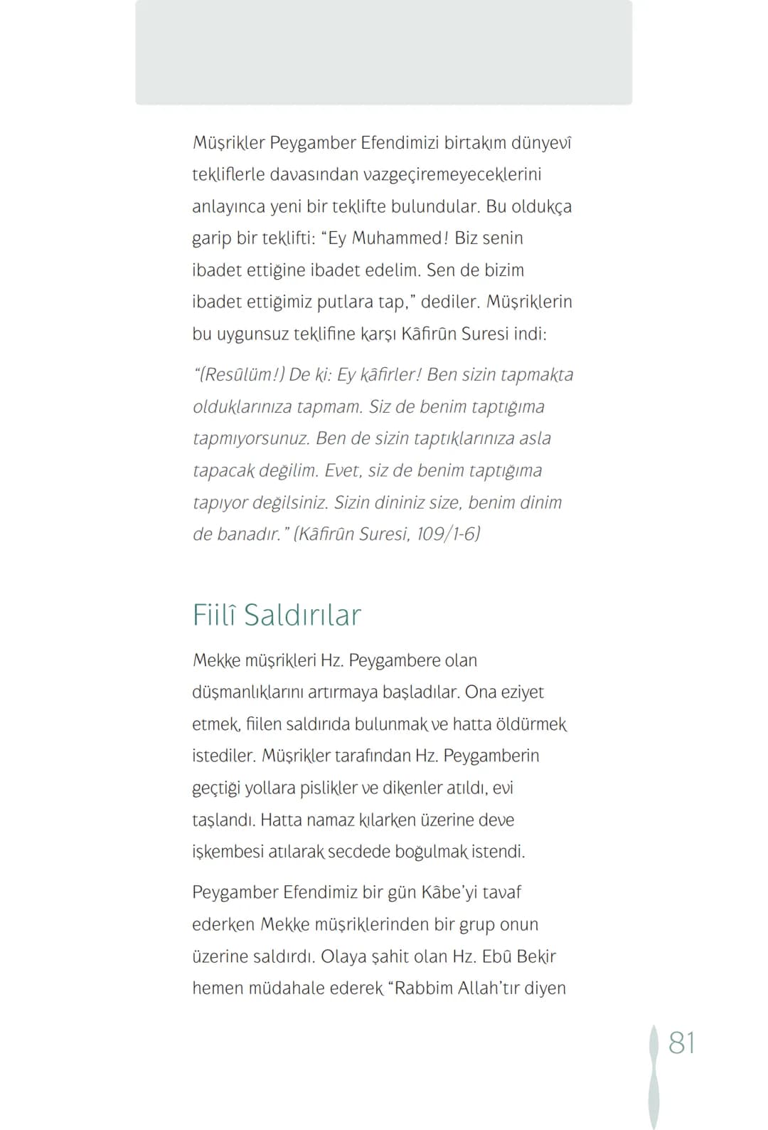 Hz Muhammedin hayatı – 81. sayfa