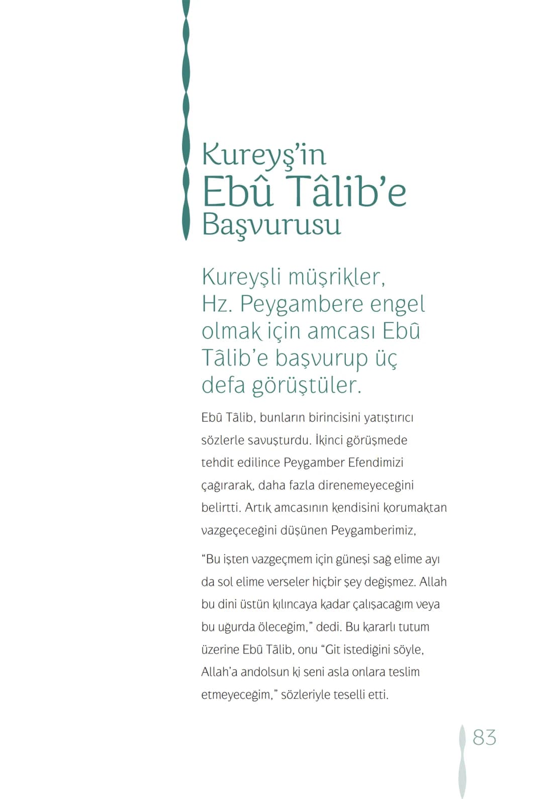 Hz Muhammedin hayatı – 83. sayfa