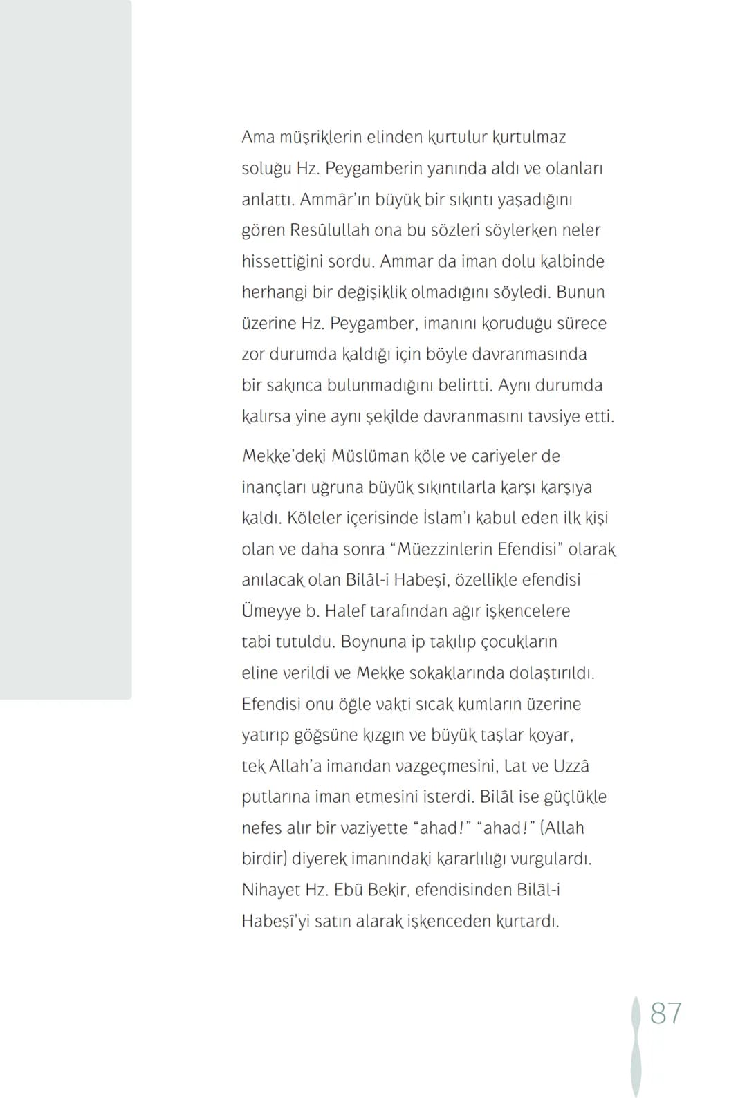 Hz Muhammedin hayatı – 87. sayfa
