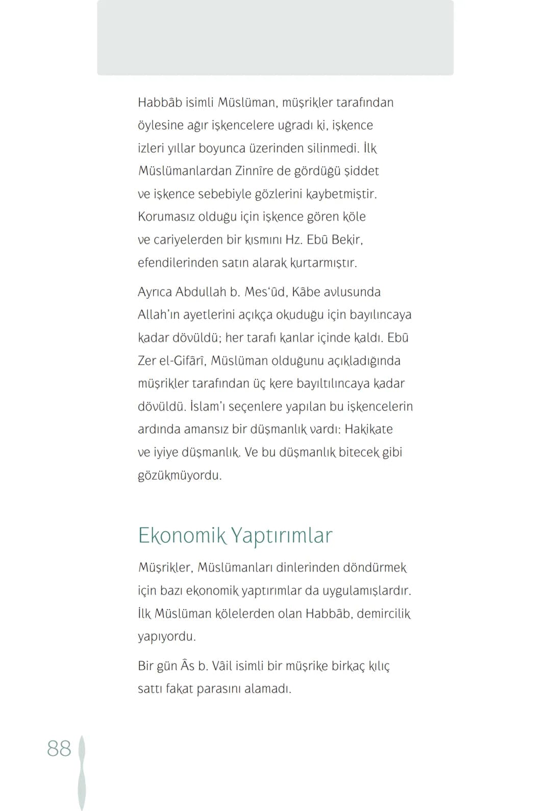 Hz Muhammedin hayatı – 88. sayfa
