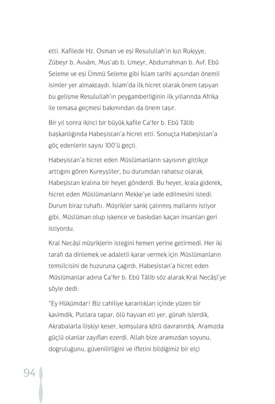 Hz Muhammedin hayatı – 94. sayfa