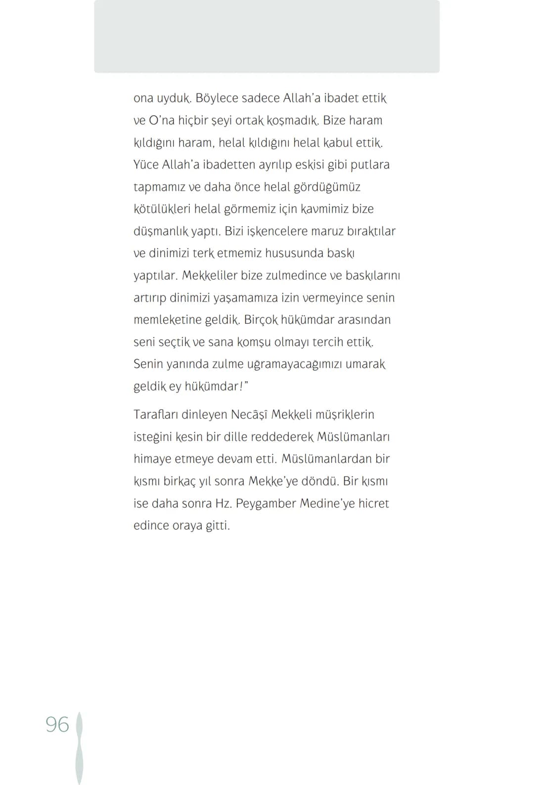 Hz Muhammedin hayatı – 96. sayfa