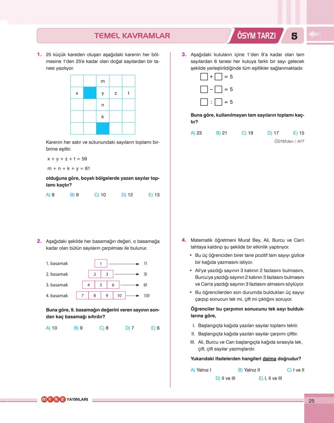 YKS
HAZIRLIK
İDEALİNİZDEKİ
ÜNİVERSİTE
İÇİN PLANLANMIŞ
EN İYİ YOL
ÜNİTE ÖZETLİ TESTLER
Her ünitenin başına konan
özet konu anlatımları ile
ün