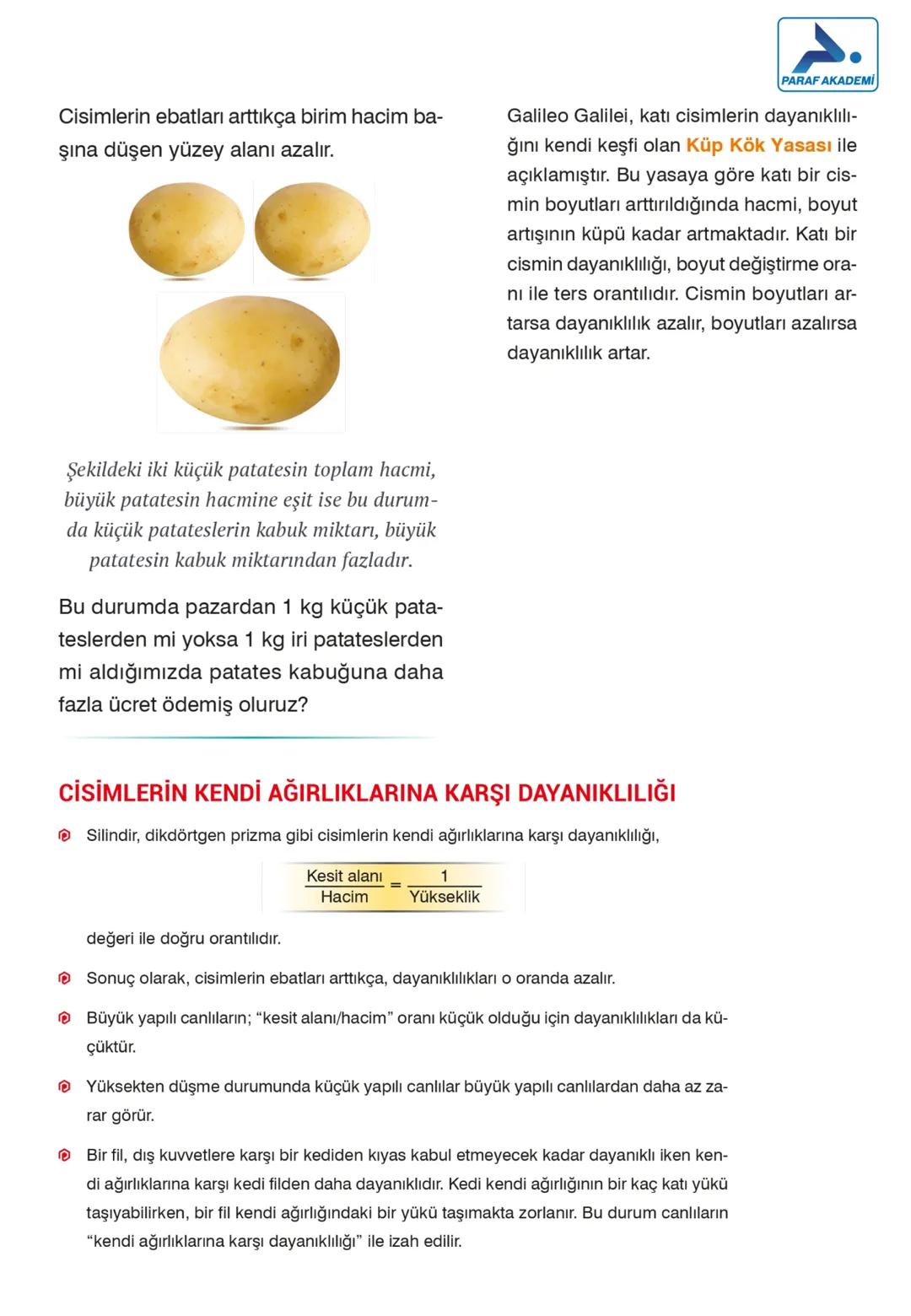 FİZİK
MADDE VE ÖZELLİKLERİ
4. Dayanıklılık - Adezyon ve Kohezyon
DAYANIKLILIK
KATILARDA DAYANIKLILIK
Katıların en önemli özelliklerinden bir