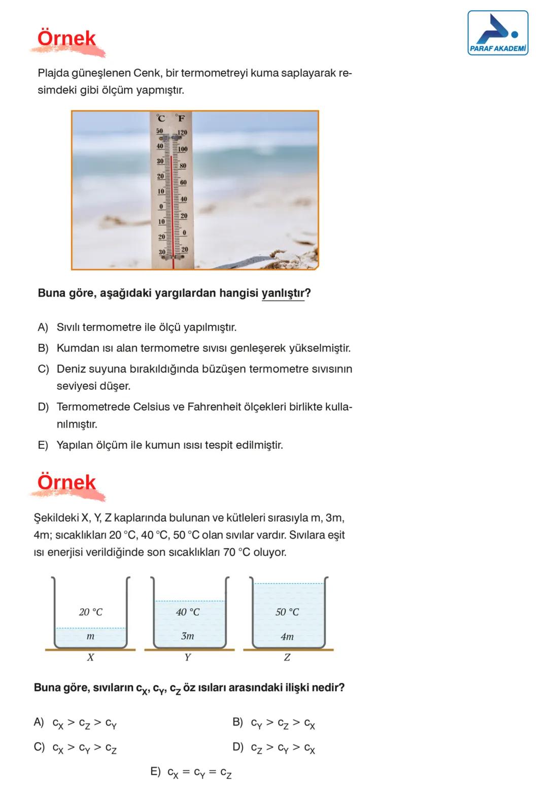 --- OCR Start ---
ISI VE SICAKLIK
5.
Isı ve Sıcaklık
FAS
ISI VE SICAKLIK
Isı ve sıcaklık, günlük yaşantımızda etkilerini en çok hissettiğimi