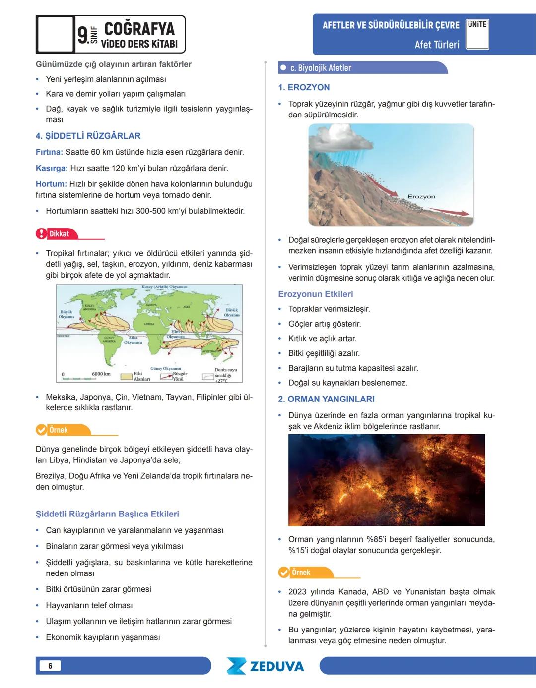 ## UNITE AFETLER VE SÜRDÜRÜLEBİLİR ÇEVRE
Tehlike, Risk ve Afet
## TEHLİKE, RİSK VE AFET
* İnsanlara, diğer canlılara ve çevreye zarar vere