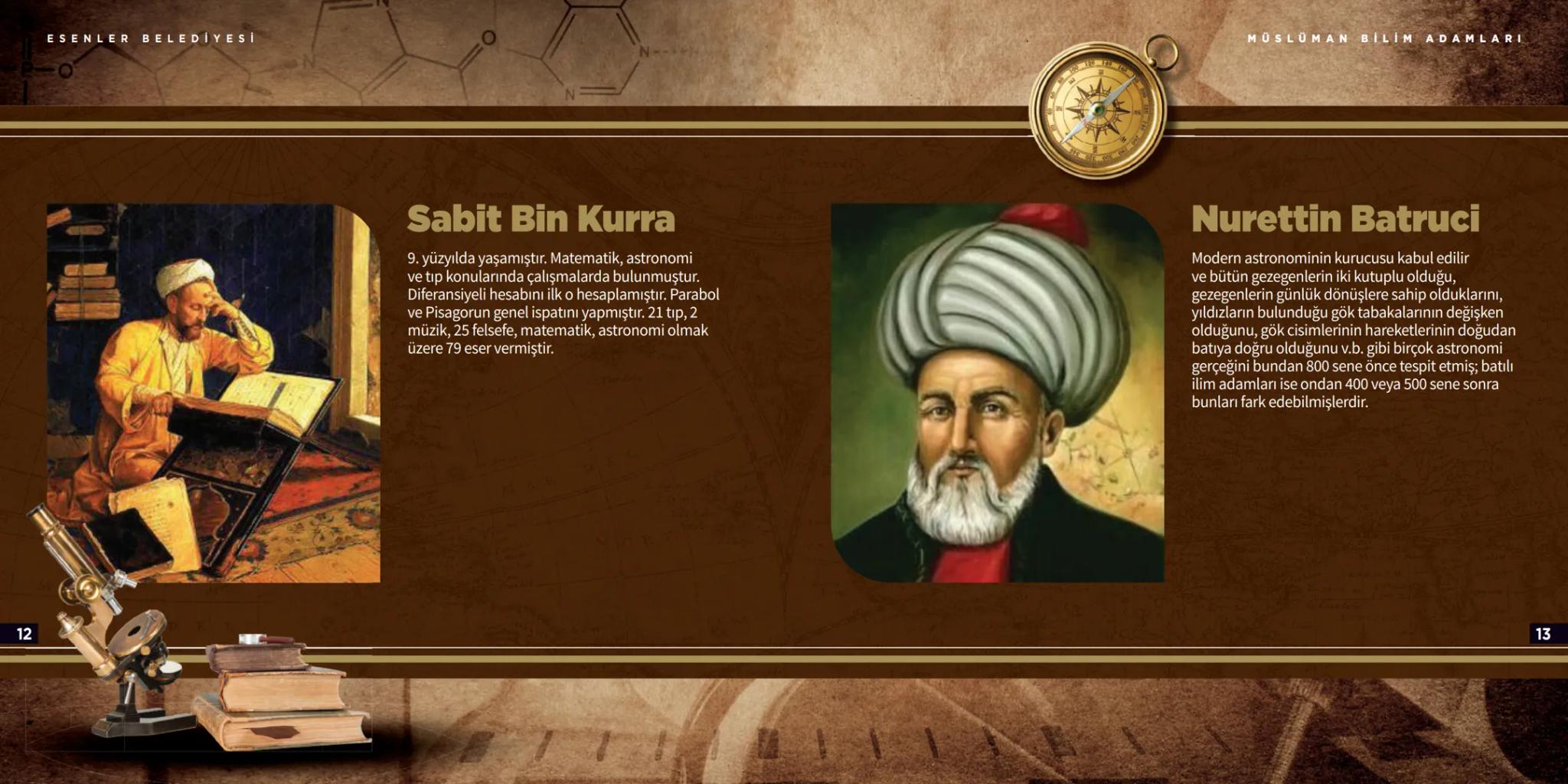 # Müslüman
Bilim Adamları # İbn-i Sina, Ali Kuşçu, Farabi, El Kindi, İbn-i Haldun, Biruni… Müslümanların hatta tüm insanlığın ilerlemesine k