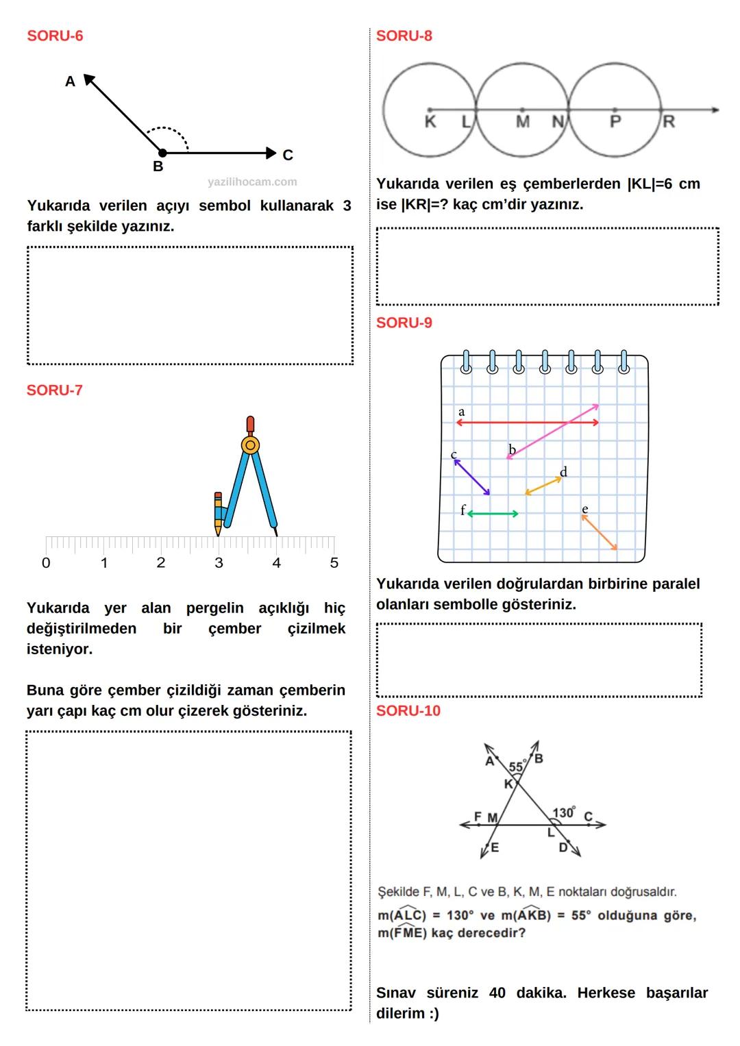 5.
SINIF
MATEMATİK
1.DÖNEM
1.YAZILI
SORULARI
ÇÖZÜMLÜ
ACIk UÇLU ADI SOYADI:
ORTAOKULU 5.SINIF MATEMATİK 1.DÖNEM 1.YAZILI SORULARI
SINIF:
OKUL