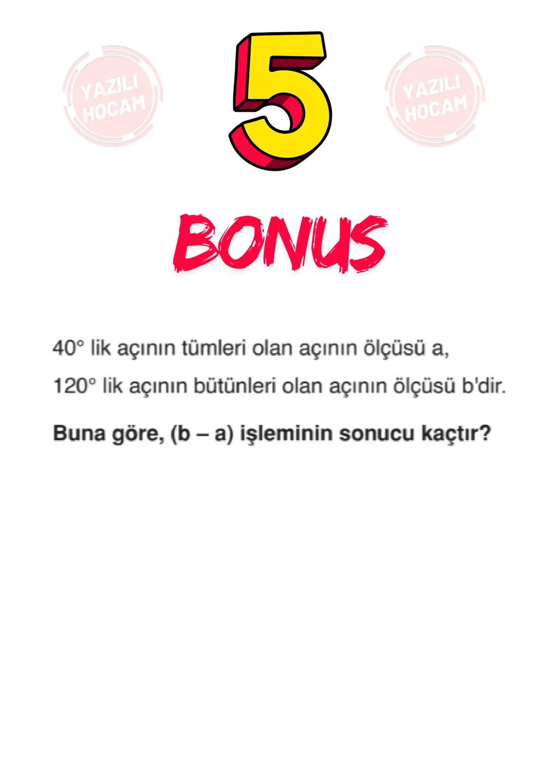 5.
SINIF
MATEMATİK
1.DÖNEM
1.YAZILI
SORULARI
ÇÖZÜMLÜ
ACIk UÇLU ADI SOYADI:
ORTAOKULU 5.SINIF MATEMATİK 1.DÖNEM 1.YAZILI SORULARI
SINIF:
OKUL
