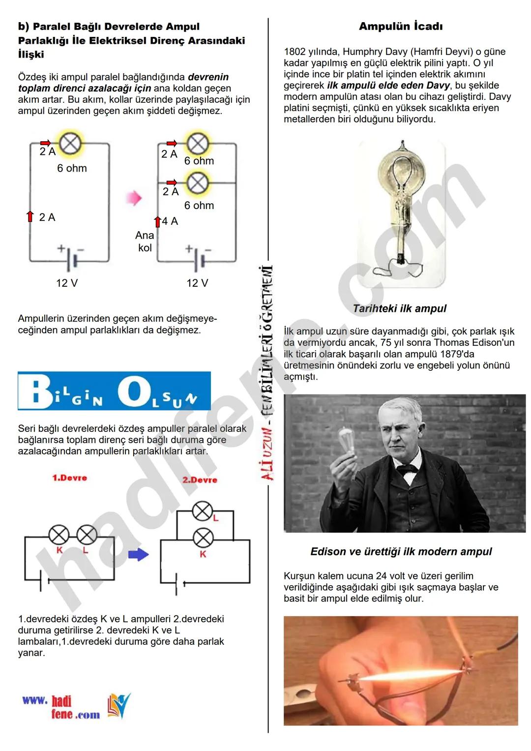 7.SINIF 1.ÜNİTE
GÜNEŞ SİSTEMİ VE ÖTESİ
UZAY ARAŞTIRMALARI
Ali Hocayla Hadi Fene
www.hadifene.com
UZAY TEKNOLOJİLERİ
Eski çağlardan günümüze