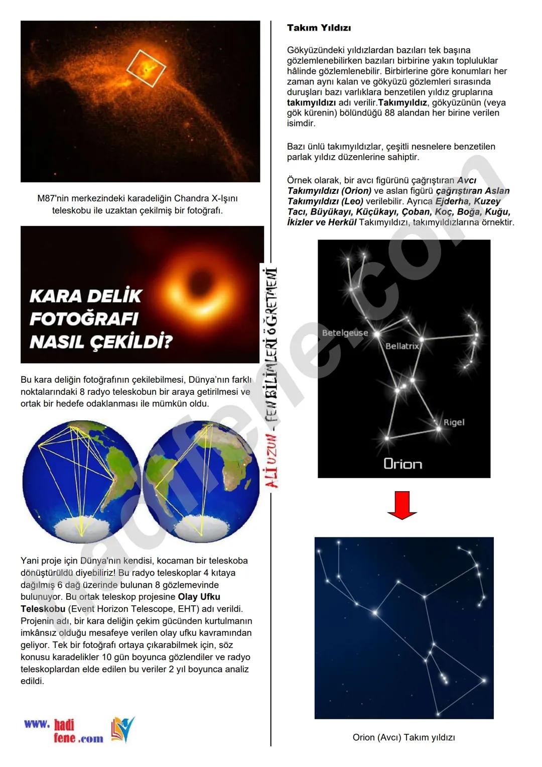 7.SINIF 1.ÜNİTE
GÜNEŞ SİSTEMİ VE ÖTESİ
UZAY ARAŞTIRMALARI
Ali Hocayla Hadi Fene
www.hadifene.com
UZAY TEKNOLOJİLERİ
Eski çağlardan günümüze