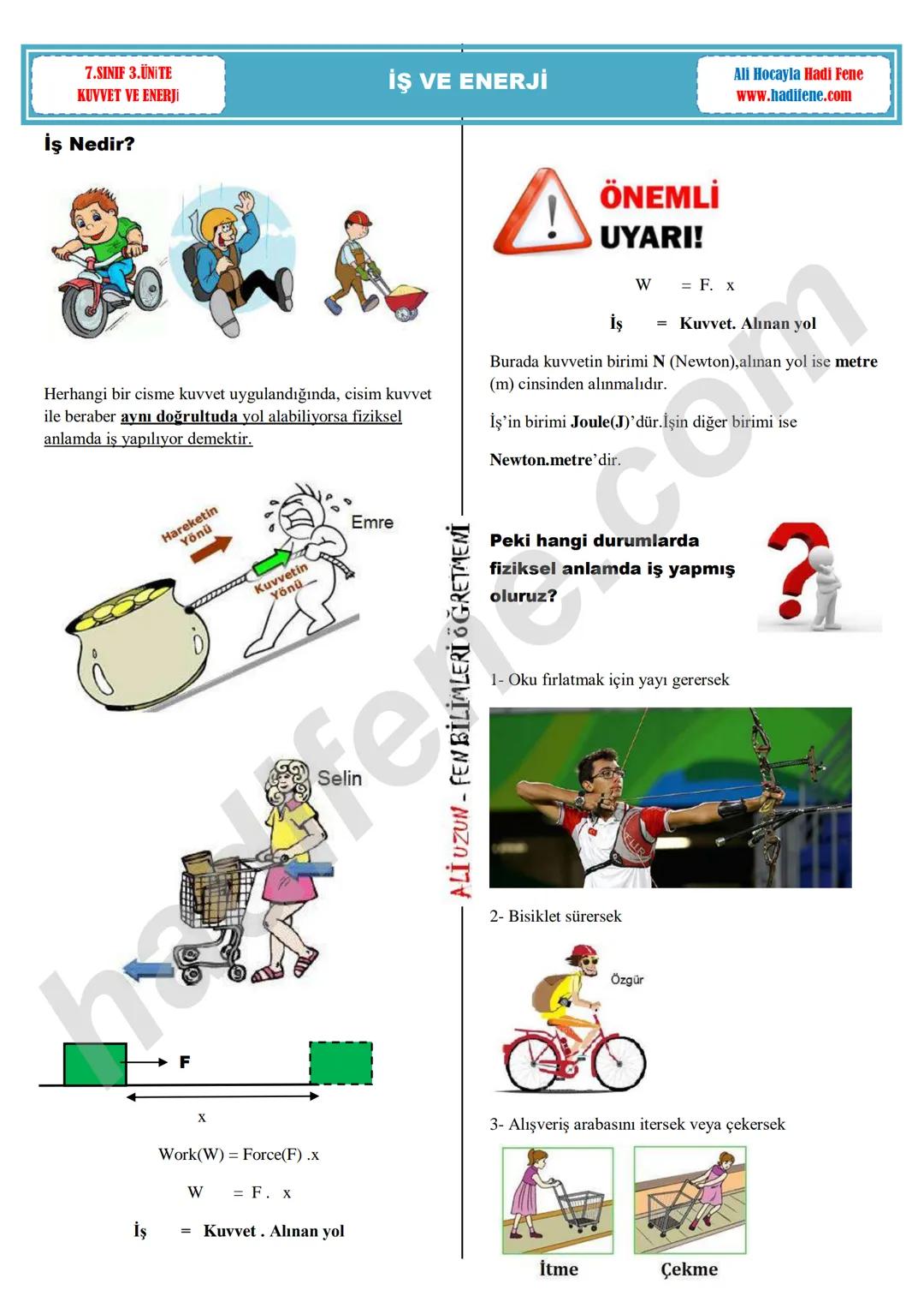7.SINIF 1.ÜNİTE
GÜNEŞ SİSTEMİ VE ÖTESİ
UZAY ARAŞTIRMALARI
Ali Hocayla Hadi Fene
www.hadifene.com
UZAY TEKNOLOJİLERİ
Eski çağlardan günümüze