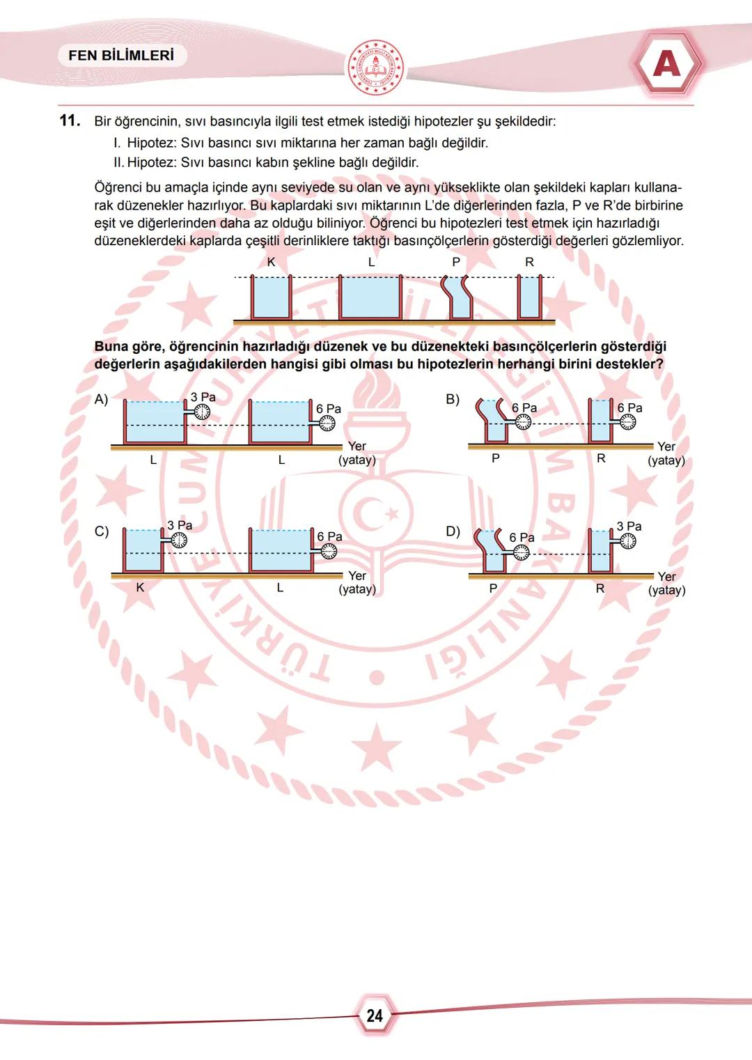 2024 SAYISAL BÖLÜM
*T.C.
MİLLÎ EĞİTİM BAKANLIĞI
ÖLÇME, DEĞERLENDİRME VE SINAV HİZMETLERİ GENEL MÜDÜRLÜĞÜ
SINAVLA ÖĞRENCİ ALACAK ORTAÖĞRETİM