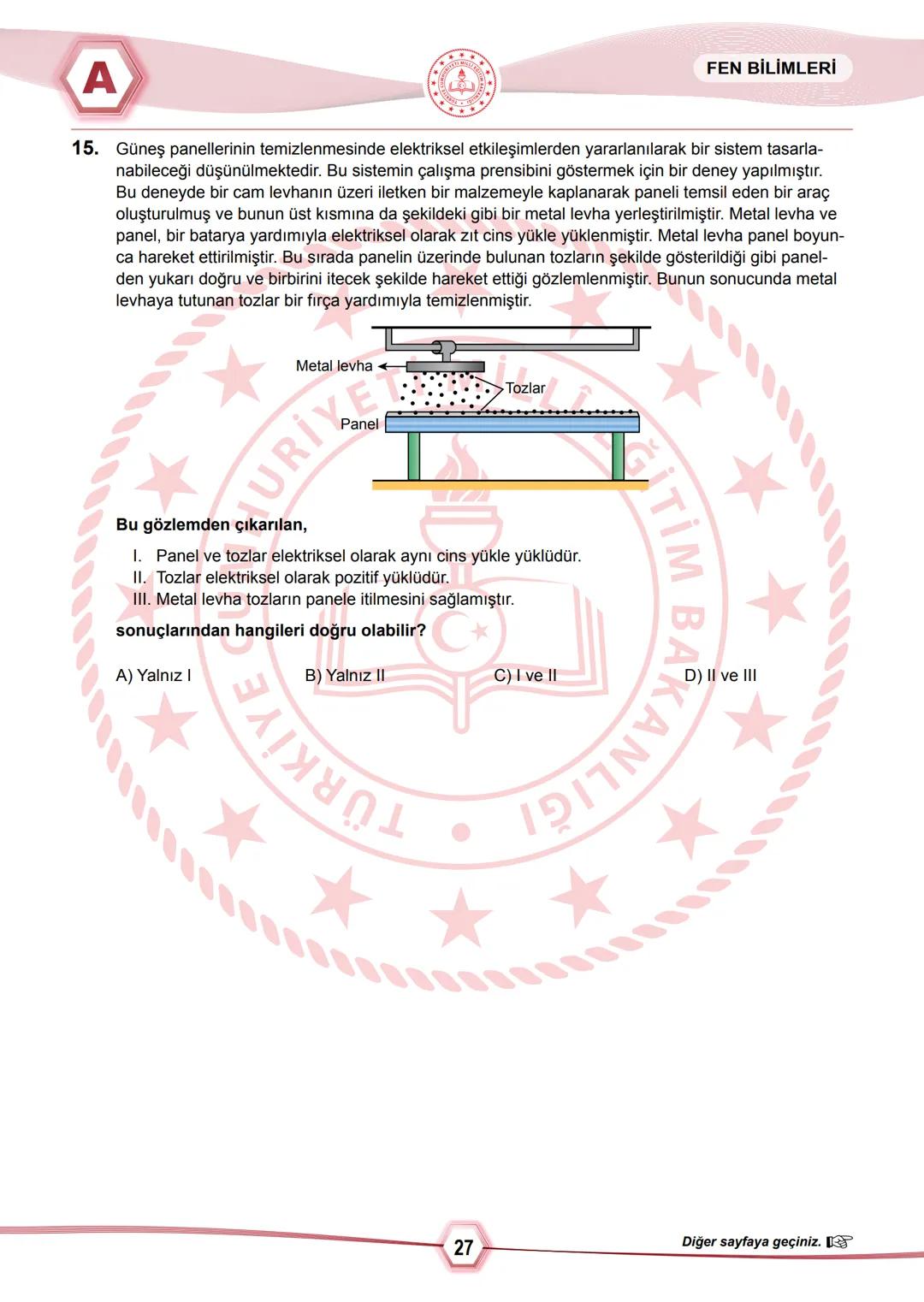 2024 SAYISAL BÖLÜM
*T.C.
MİLLÎ EĞİTİM BAKANLIĞI
ÖLÇME, DEĞERLENDİRME VE SINAV HİZMETLERİ GENEL MÜDÜRLÜĞÜ
SINAVLA ÖĞRENCİ ALACAK ORTAÖĞRETİM