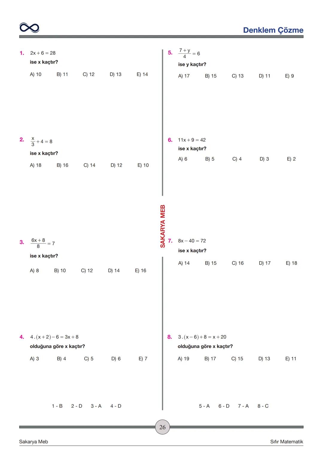 Versiyon: 2
Güncelleme Tarihi:
09.05.2024
TEMEL İŞLEMLER
Toplama - Çıkarma
✓ İşaretleri aynı olan sayılar toplanırken sayılar toplanır ve iş