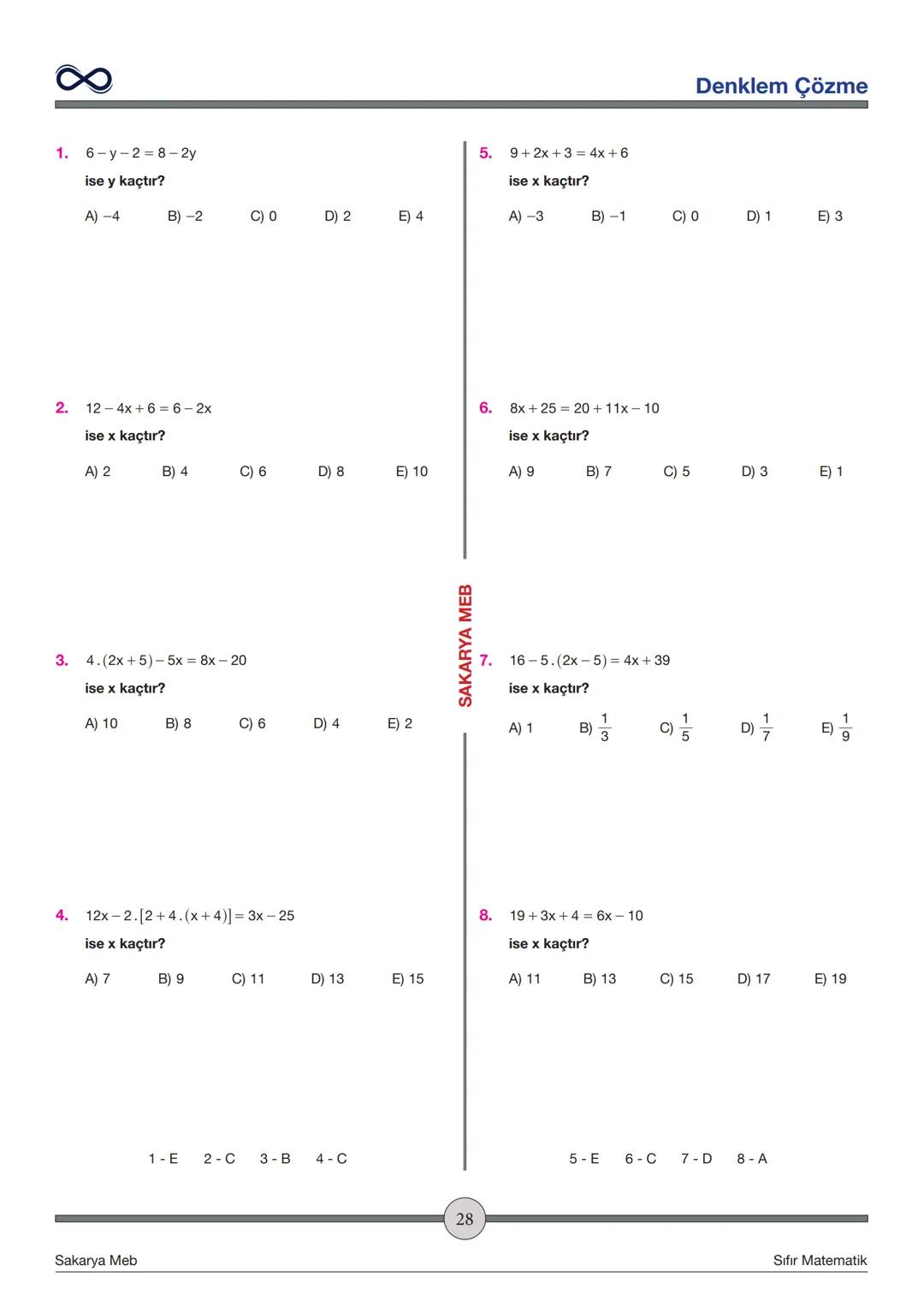 Versiyon: 2
Güncelleme Tarihi:
09.05.2024
TEMEL İŞLEMLER
Toplama - Çıkarma
✓ İşaretleri aynı olan sayılar toplanırken sayılar toplanır ve iş