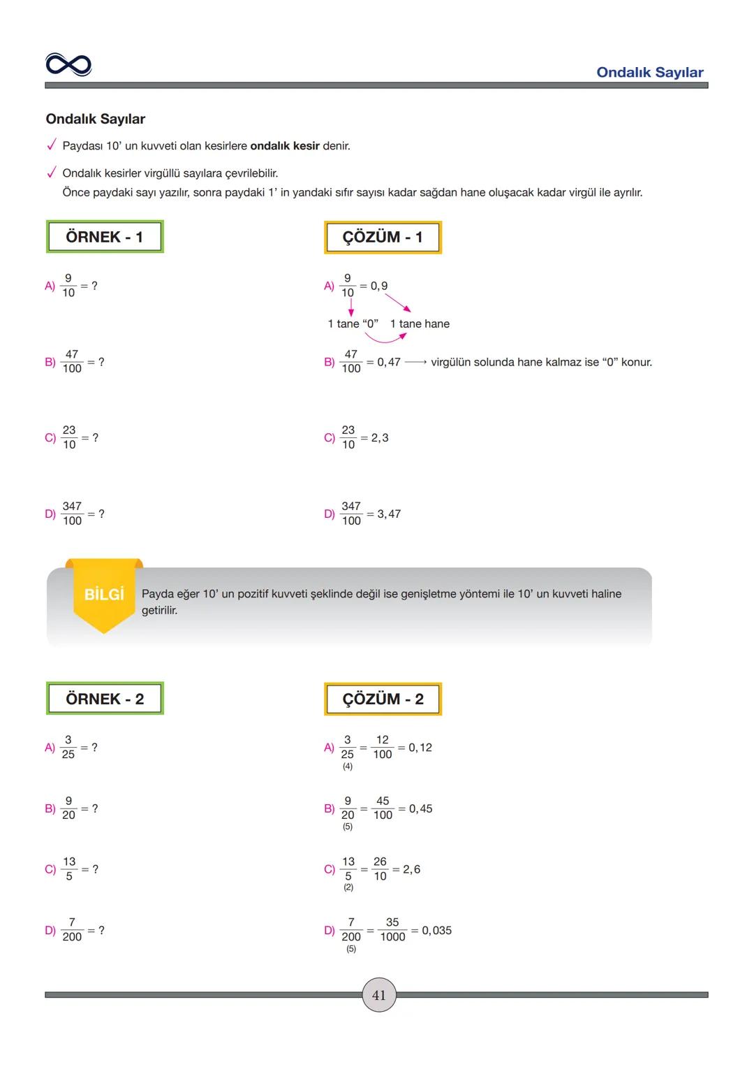 Versiyon: 2
Güncelleme Tarihi:
09.05.2024
TEMEL İŞLEMLER
Toplama - Çıkarma
✓ İşaretleri aynı olan sayılar toplanırken sayılar toplanır ve iş
