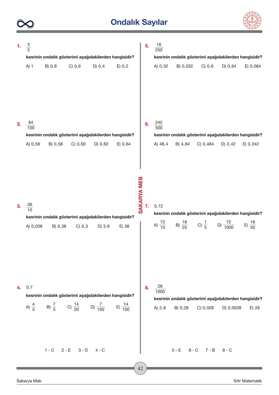 Versiyon: 2
Güncelleme Tarihi:
09.05.2024
TEMEL İŞLEMLER
Toplama - Çıkarma
✓ İşaretleri aynı olan sayılar toplanırken sayılar toplanır ve iş