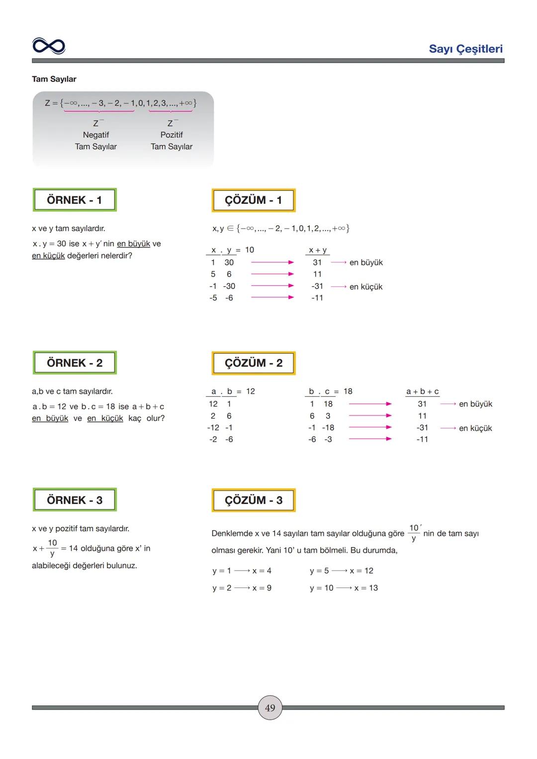 Versiyon: 2
Güncelleme Tarihi:
09.05.2024
TEMEL İŞLEMLER
Toplama - Çıkarma
✓ İşaretleri aynı olan sayılar toplanırken sayılar toplanır ve iş