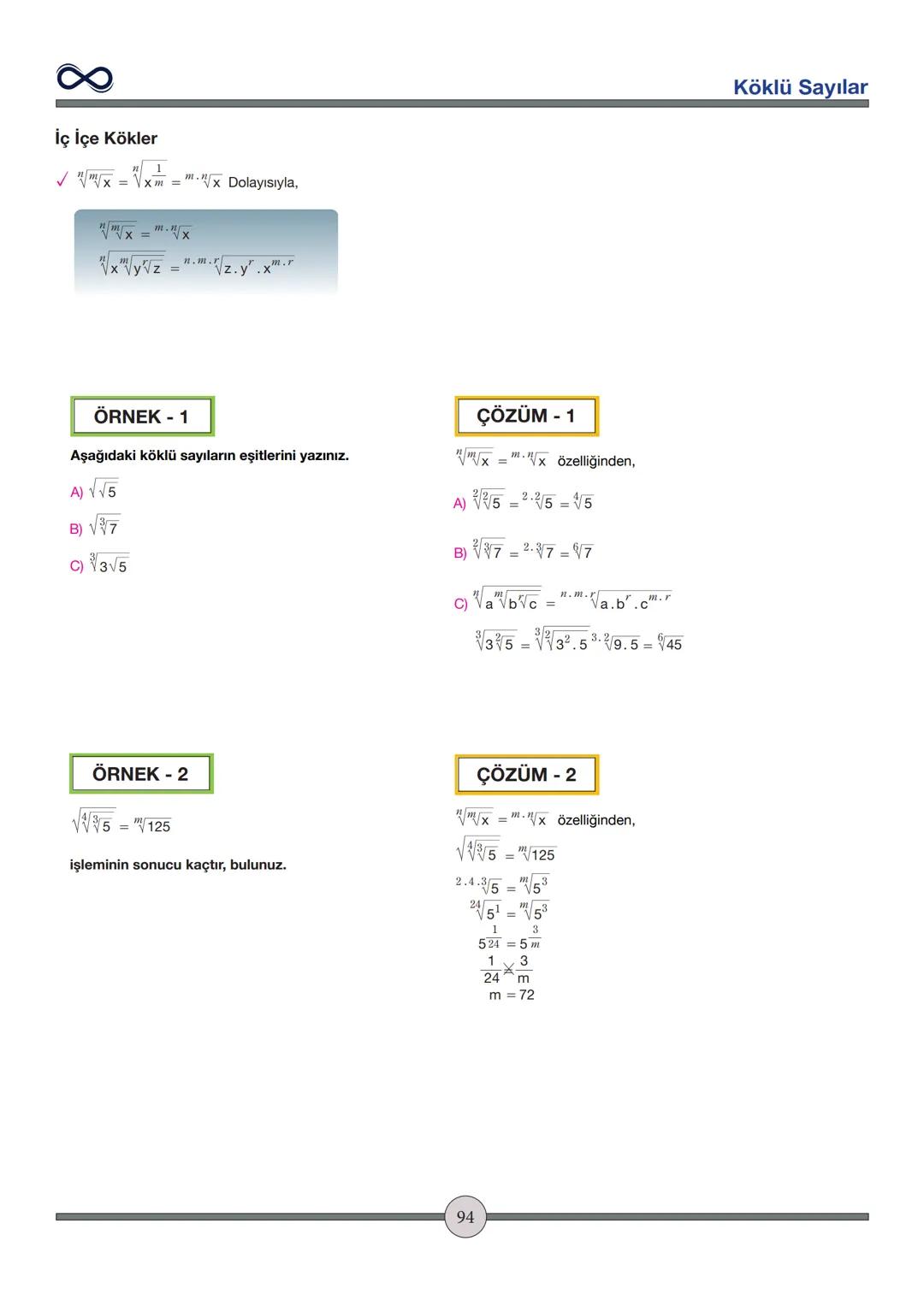 Versiyon: 2
Güncelleme Tarihi:
09.05.2024
TEMEL İŞLEMLER
Toplama - Çıkarma
✓ İşaretleri aynı olan sayılar toplanırken sayılar toplanır ve iş