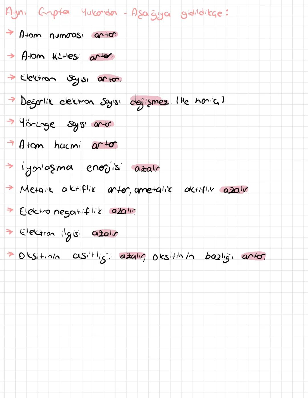 3-1 Metalik - Ametalik Özellik
Aktiflik
Metal Aktiflik
→ Bir elementin
elektron verebilme kabiliyeti.
Ametalik Aktiflik
→Bir elementin elek