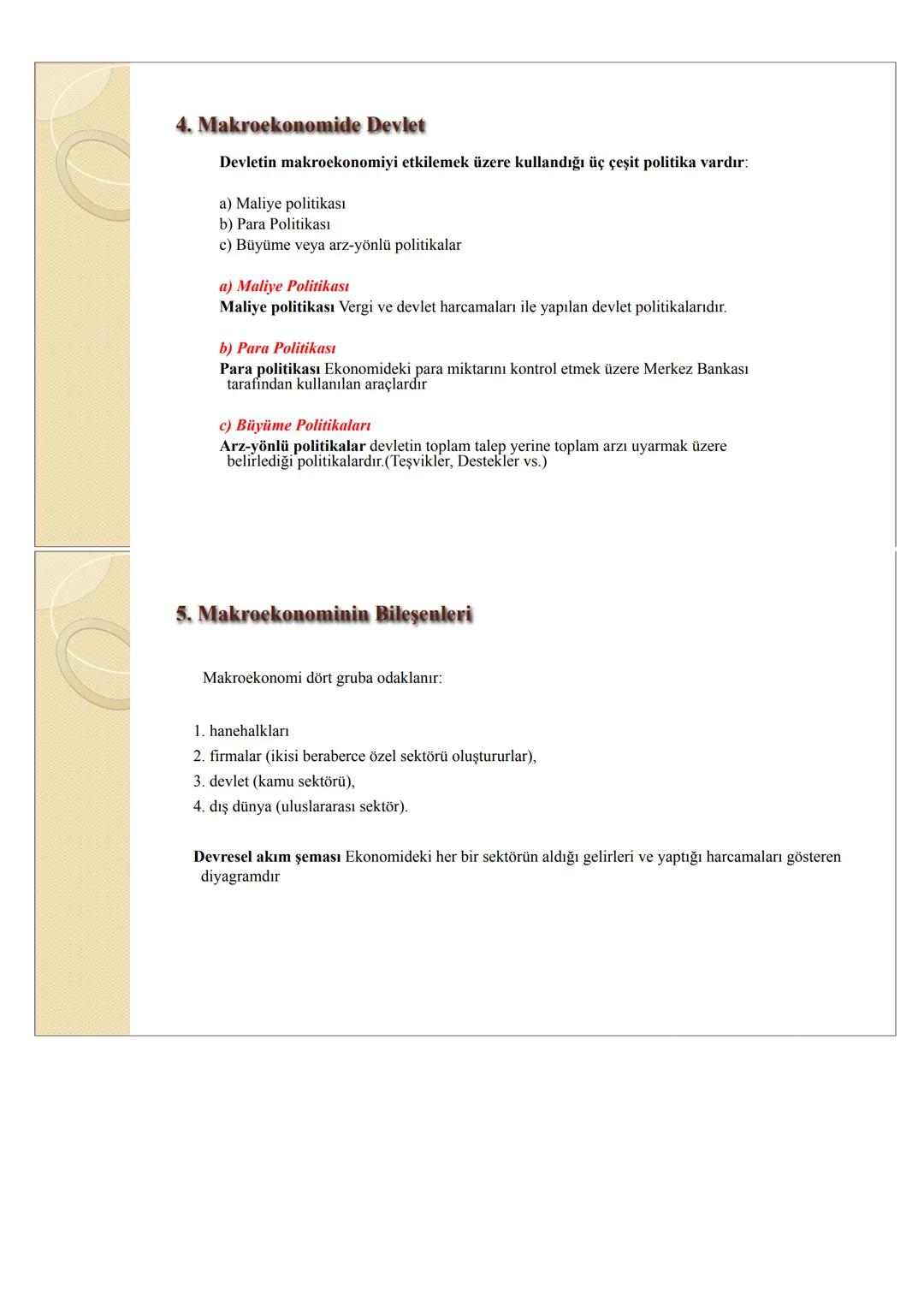 --- OCR Start ---
P
MAKROEKONOMİYE GİRİŞ
1. Giriş
Mikroekonomi Tek tek endüstrilerin işleyişini ve karar-alma birimlerinin
bireysel davranış