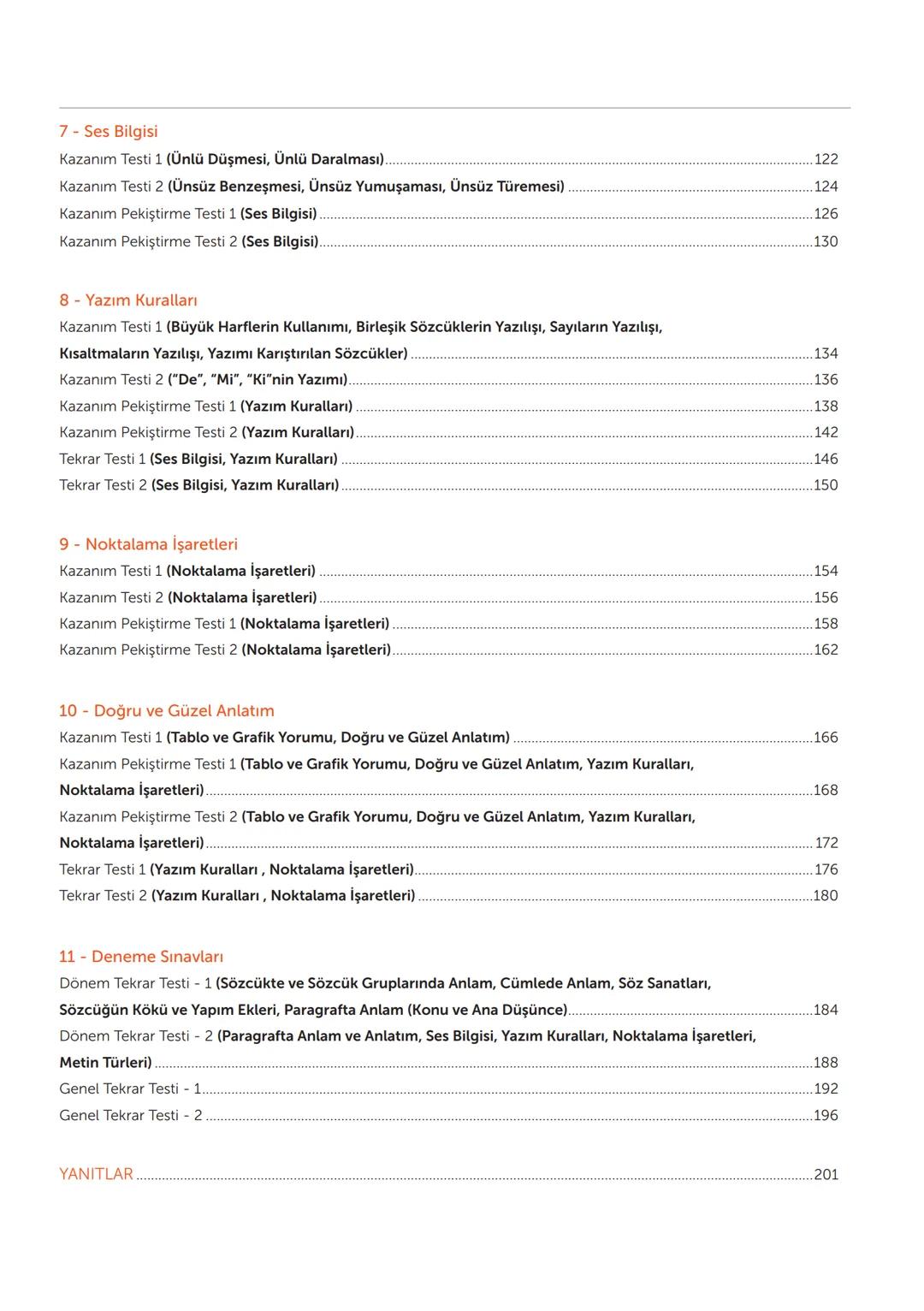 5. SINIF
TÜRKÇE
KAZANIM ODAKLI
SORU BANKASI
©Tudem Eğitim Hiz. San. ve Tic. A.Ş
1476/1 Sokak No: 10/51 Alsancak/Konak/İZMİR
Yazarlar: Tudem