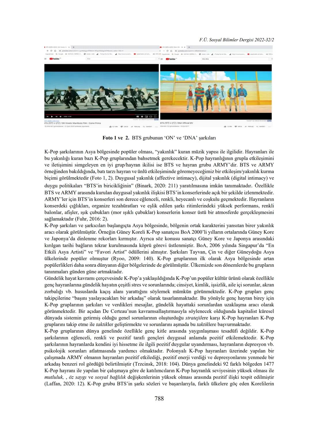 ## SOSYAL BİLİMLER DERGİSİ
## Journal of Social Sciences
p-ISSN:1300-9702 e-ISSN: 2149-3243
## FIRAT ÜNİVERSİTESİ
## GÜNDELİK HAYAT VE POPÜL