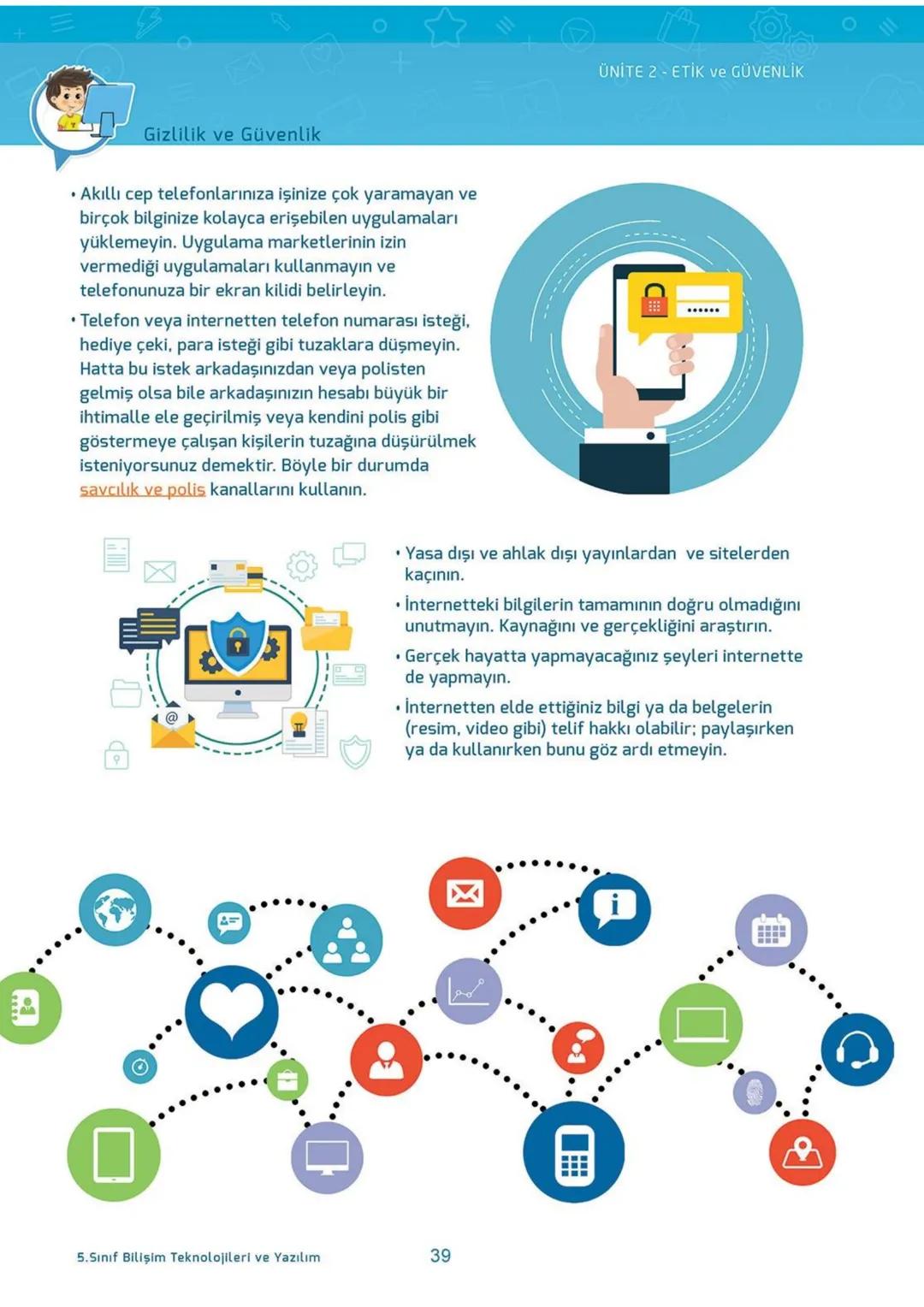 Blockly
eba
SCRATCH
AKILLI DEFTER
BİLİŞİM TEKNOLOJİLERİ
ve YAZILIM DERSİ
İletişim, Araştırma
ve İş Birliği
Etik ve Güvenlik
Bilişim
Teknoloj