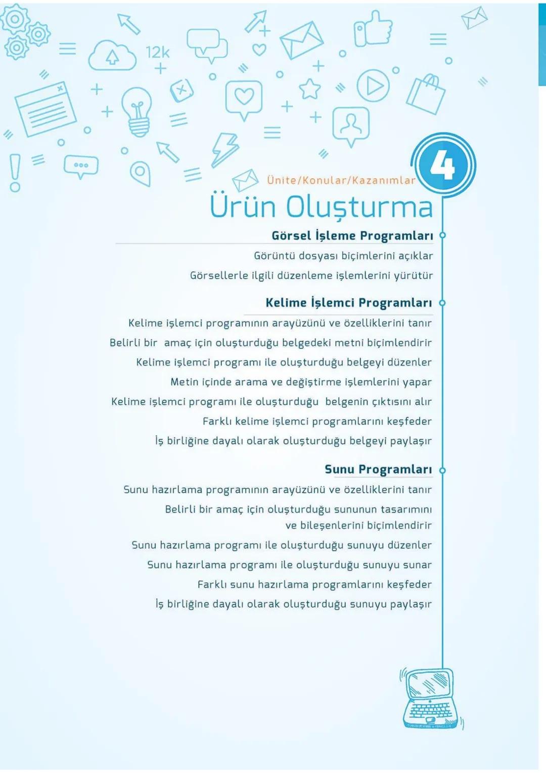 Blockly
eba
SCRATCH
AKILLI DEFTER
BİLİŞİM TEKNOLOJİLERİ
ve YAZILIM DERSİ
İletişim, Araştırma
ve İş Birliği
Etik ve Güvenlik
Bilişim
Teknoloj